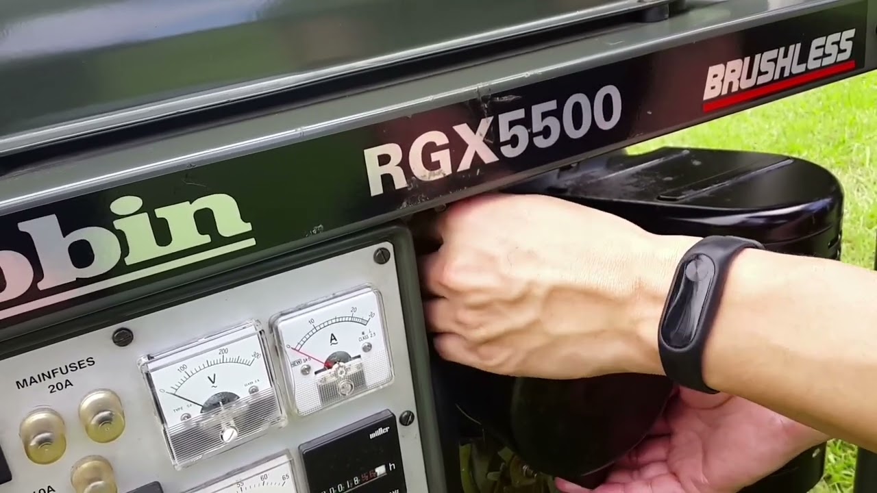 การใช้งาน Robin RGX5500