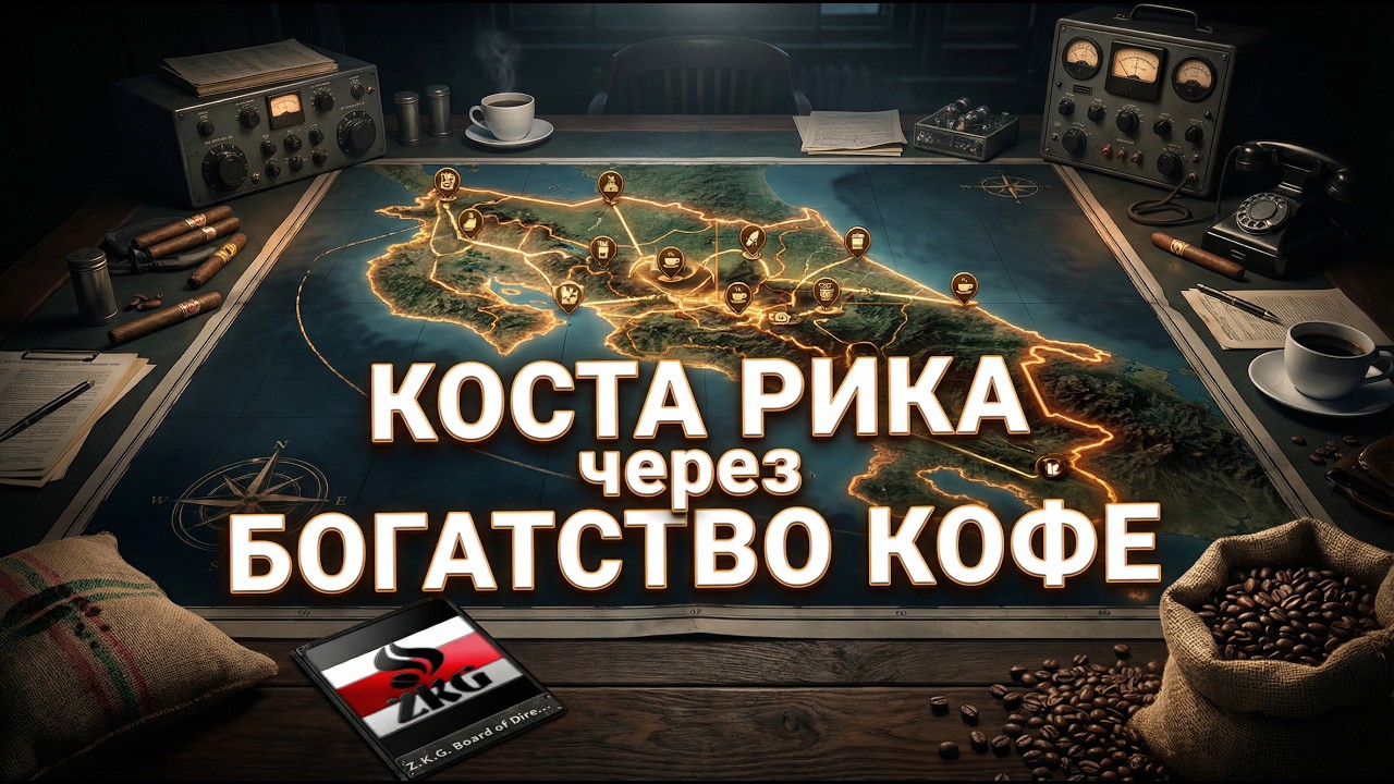 Коста Рика через КОФЕ в Hearts of iron 4