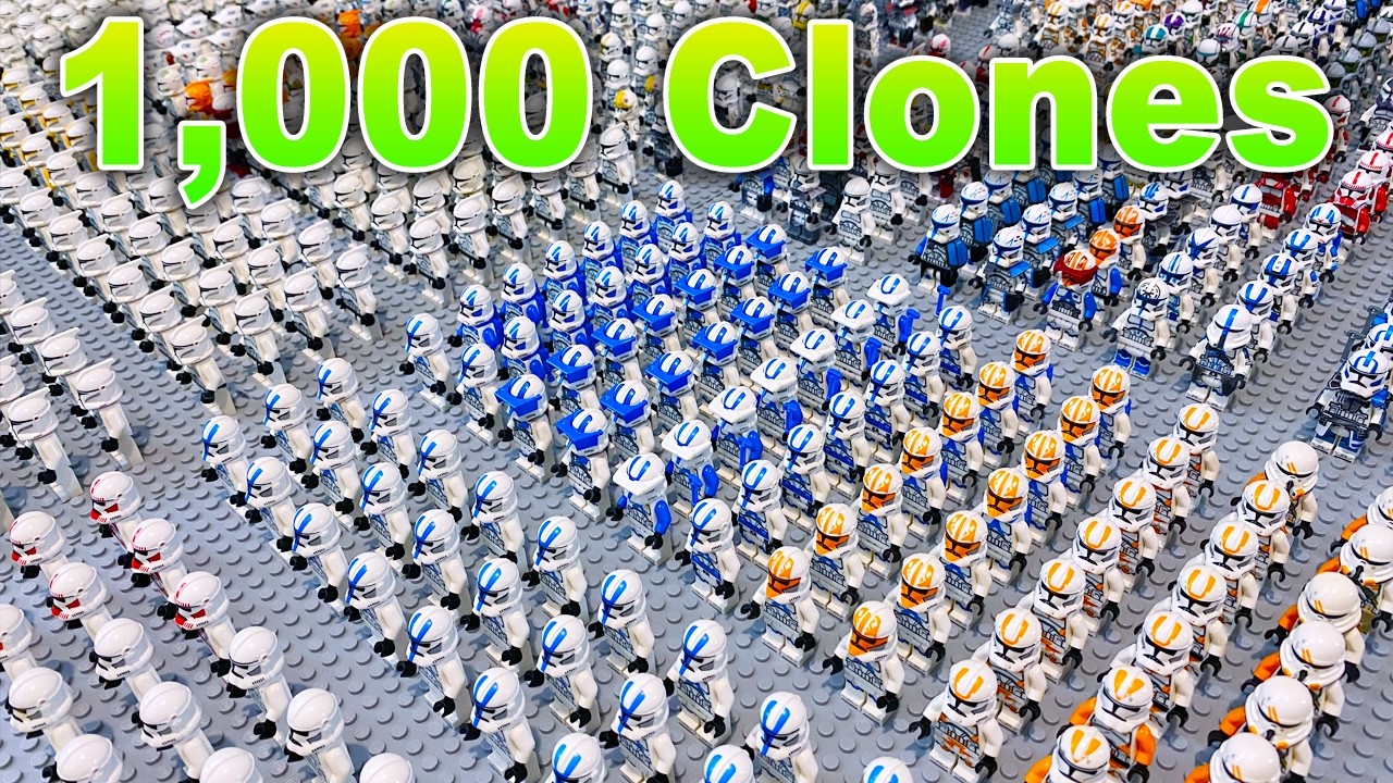 My 1,000 Minifigure Clone Army