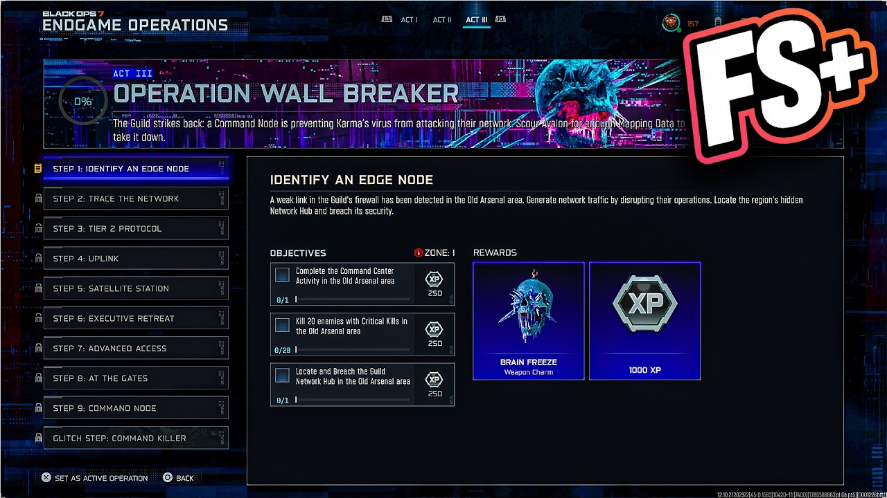 BO7 Endgame Act 3 Operation Wall Breaker - Full Playthrough (EASIEST CHAPTER YET!)