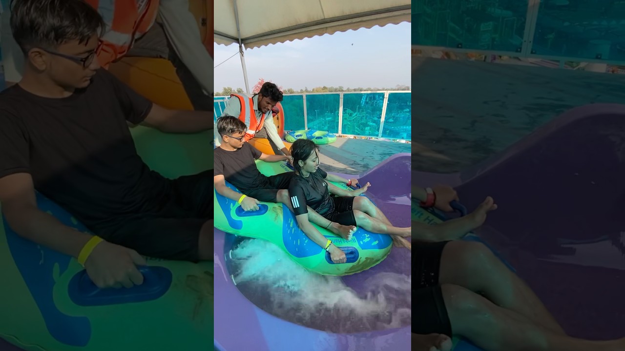 Fun n Food fusion Slide #funnfoodwaterpark #fusion #fusionslide #slide #waterpark