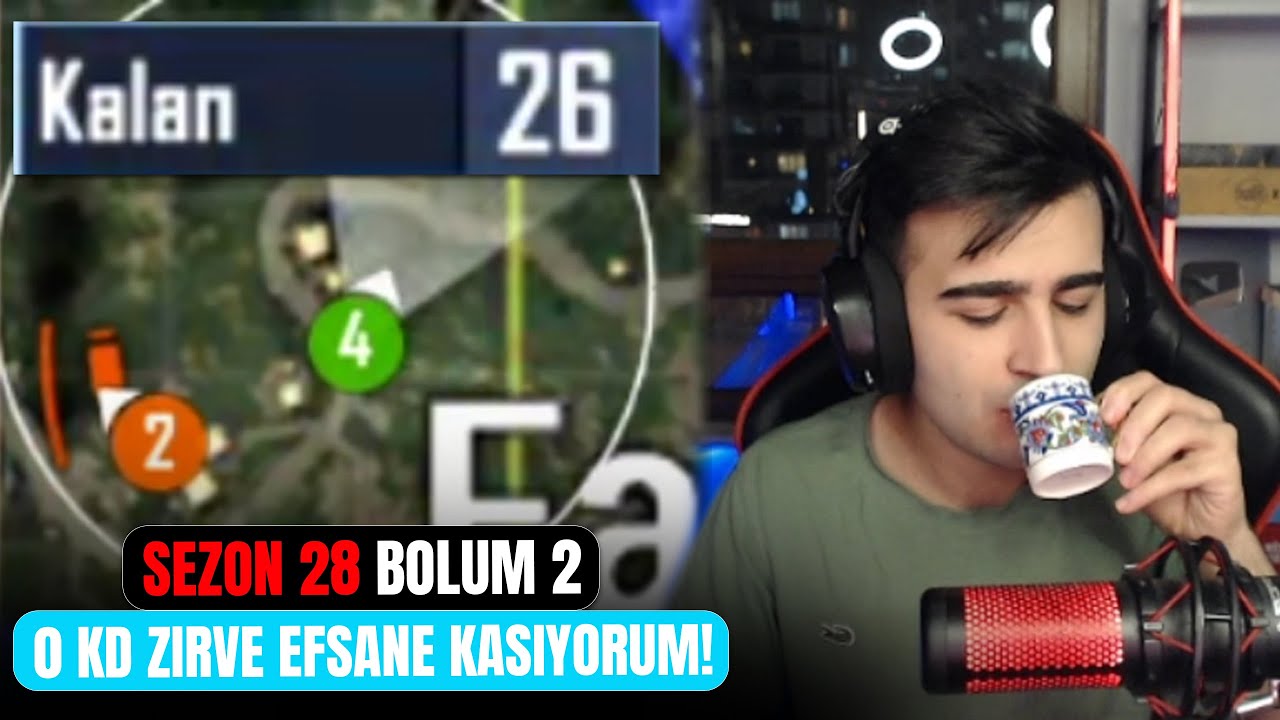 ZİRVE SAVAŞI 0 KD İLE EFSANE KASIYORUM! SEZON 28 BÖLÜM 2 - PUBG Mobile Zirve Kasma Taktikleri
