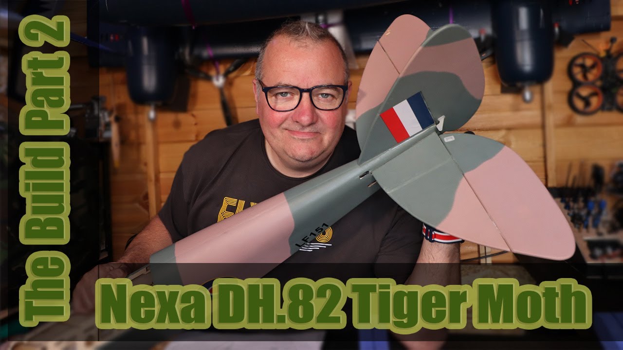 Nexa DH82 Tiger Moth British Camo The Build Part 2 