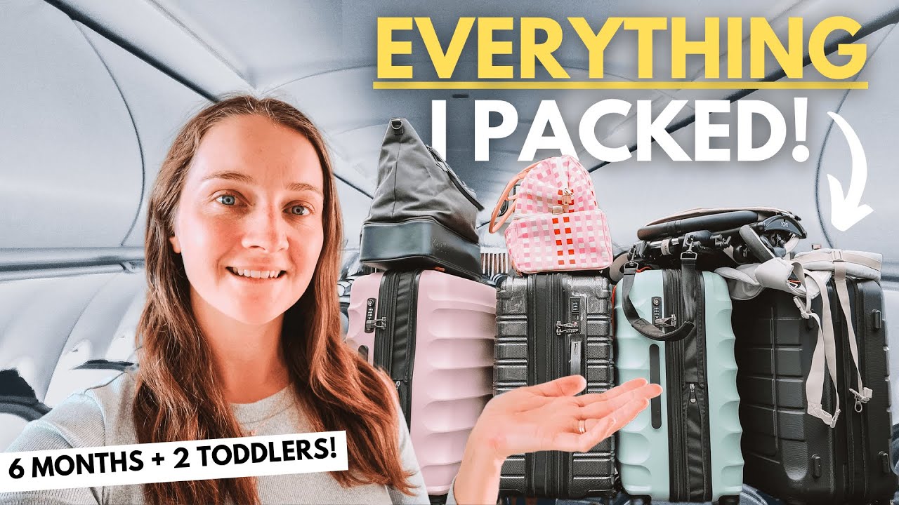 What I Packed for 6 Months of Travel with 2 Toddlers