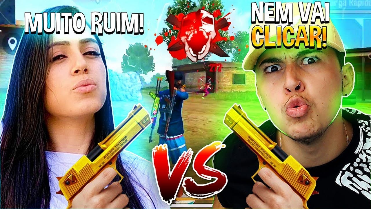 ELA HUMILHOU MINHA NAMORADA E EU TIVE QUE ACABAR COM ELA NO X1 INSANO! Ft Mila e Thiagão FREE FIRE