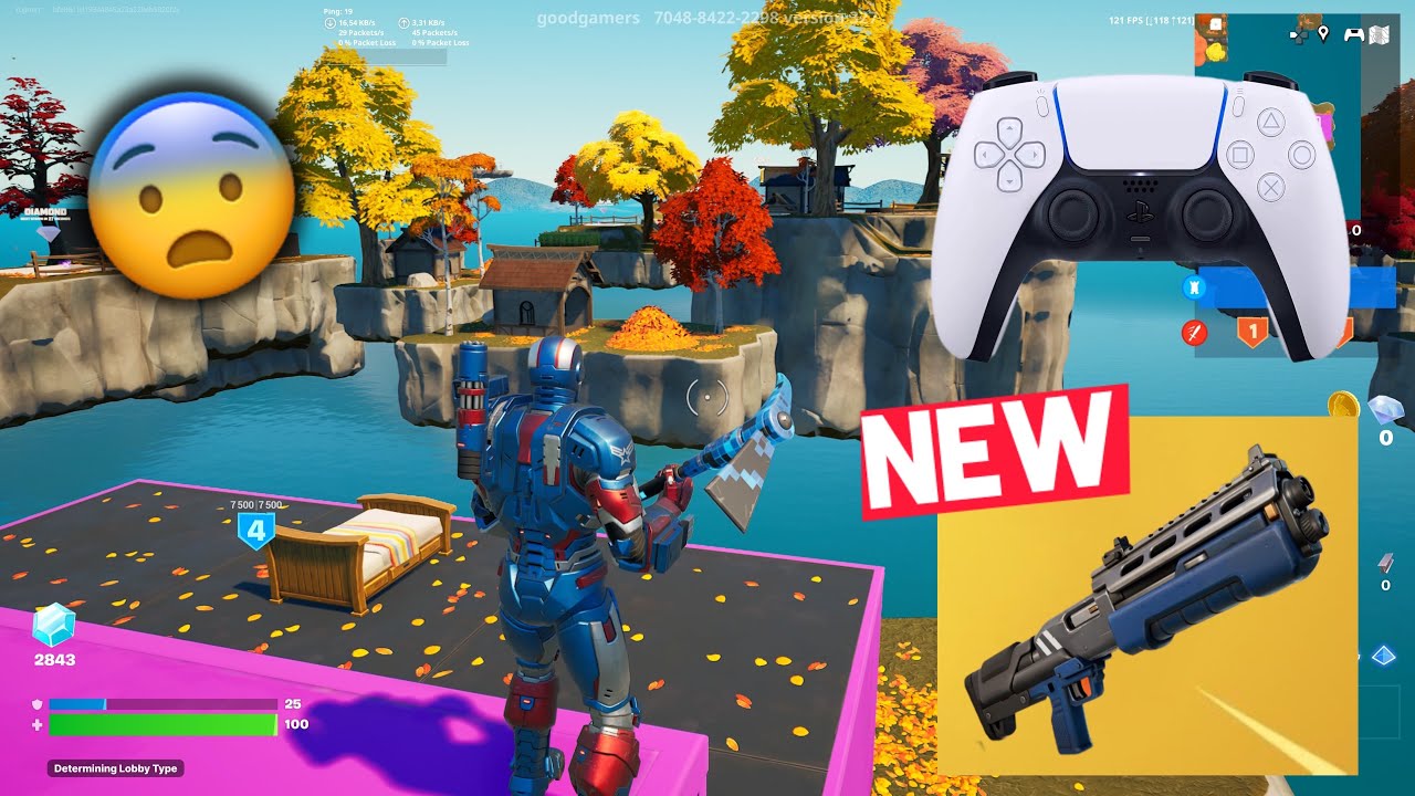 Fortnite Bedwars 😨 Gameplay PS5 🎮