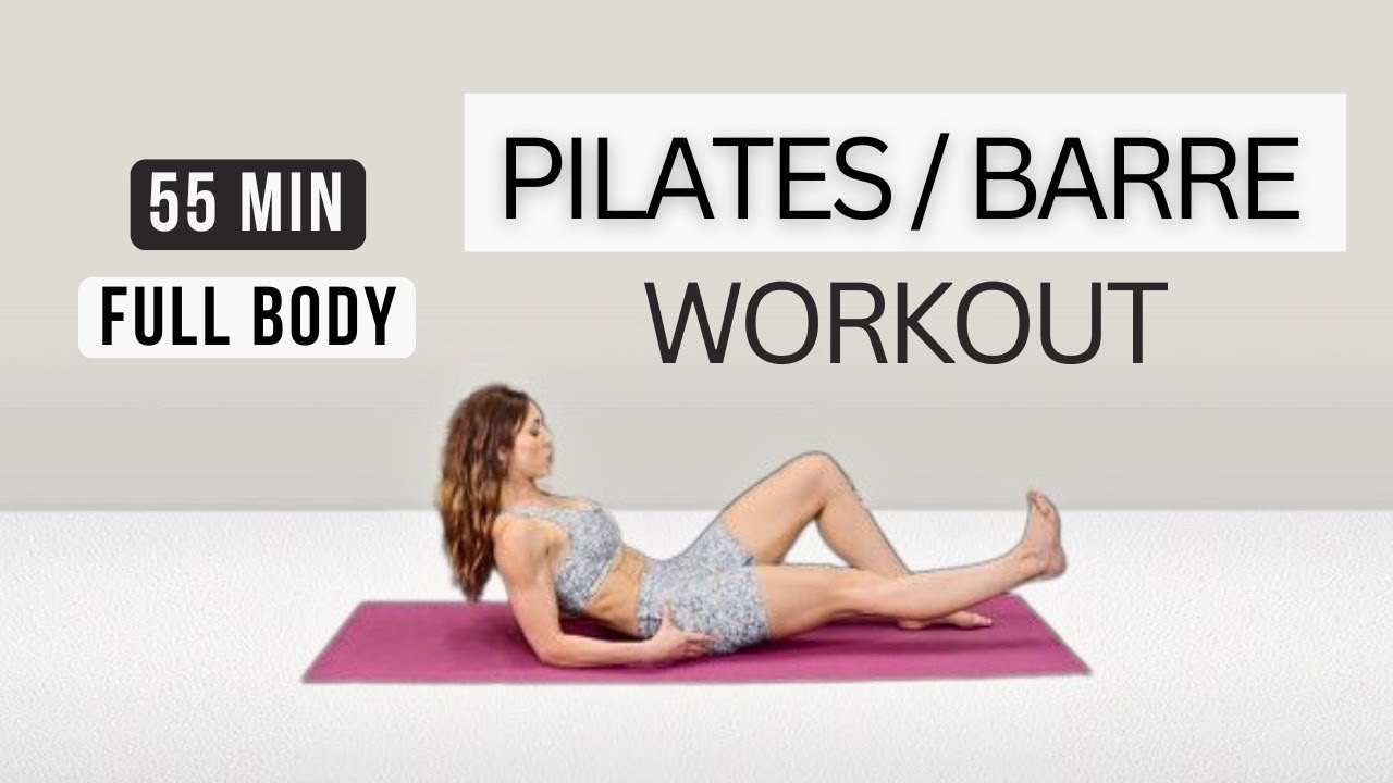 55 min PILATES/FLOOR BARRE Follow Along Workout