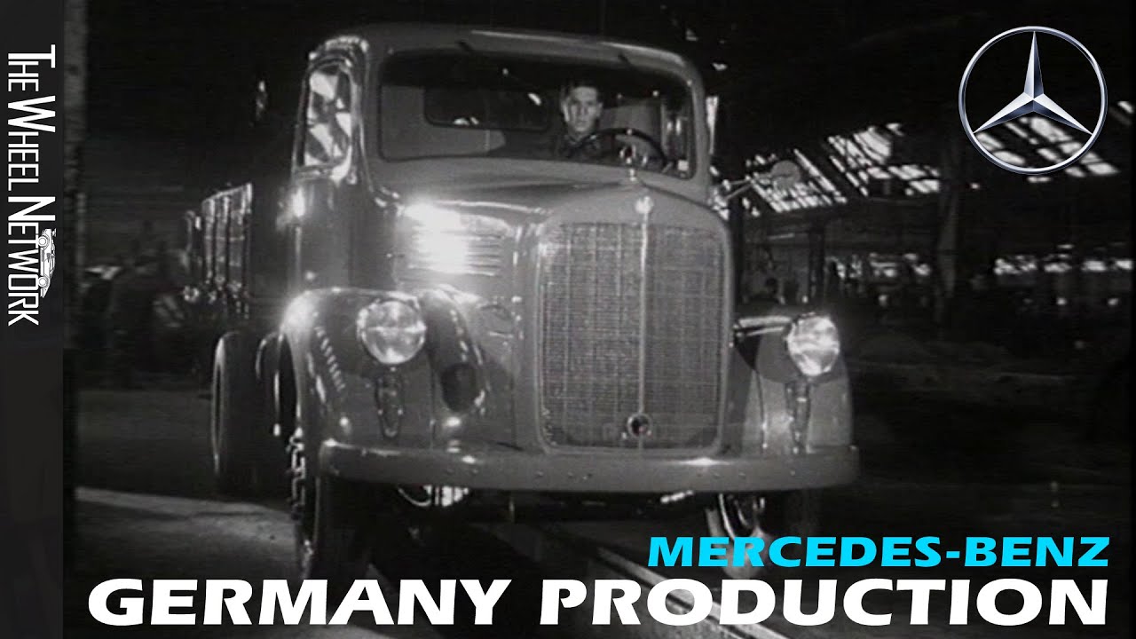 Daimler-Benz Truck Production – 1949 Mercedes-Benz L 3250 Assembly in Germany