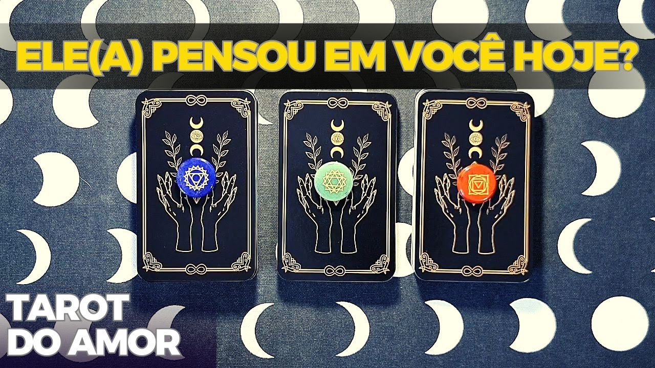 TAROT DO AMOR: Ele (a) pensou em você hoje? O que sente? | ARIELA TAROT E ORÁCULOS - Tarot Responde