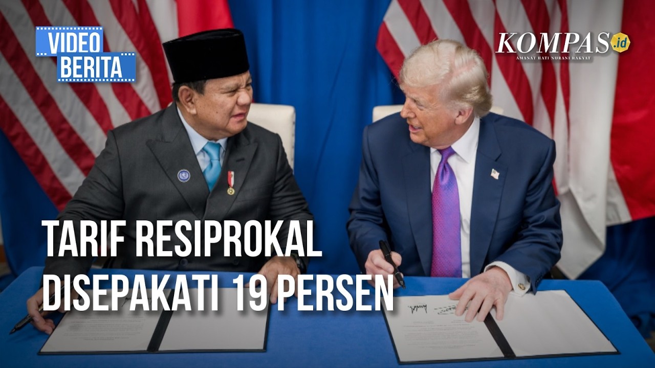 RI-AS Resmi Teken Perjanjian ART, Sepakati Tarif Timbal Balik 19 %