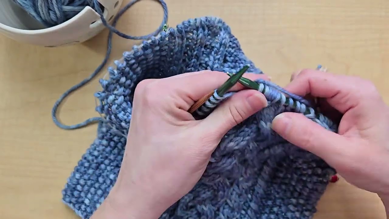 Introduction to Knitting Cables (The Cabled Collective Pillow)