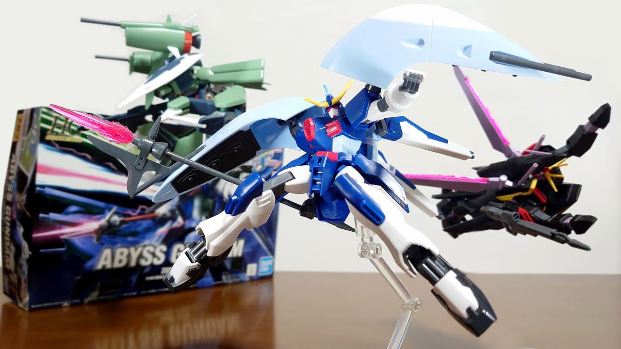 (19年前でこのクオリティ！？水中MA形態へ変形！巨大なシールドを装備！)HG 1/144 アビスガンダム　レビュー