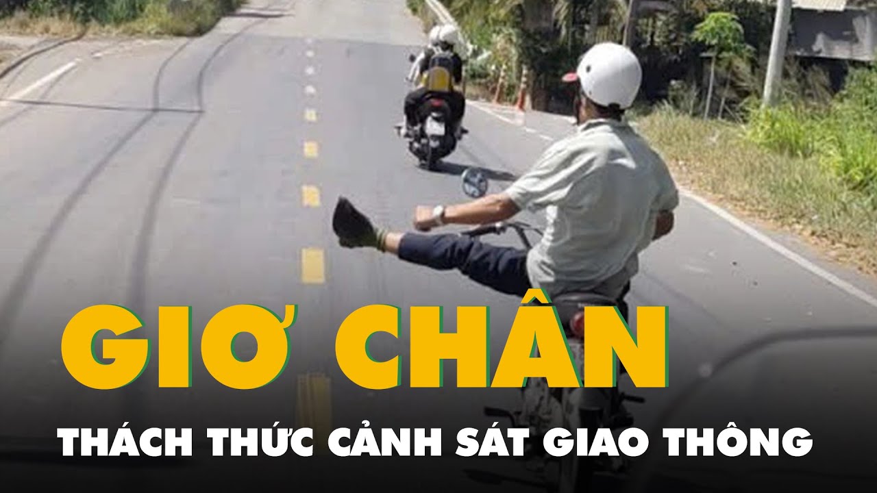 Vi phạm nồng độ cồn, người đàn ông tăng ga bỏ chạy, giơ chân thách thức cảnh sát