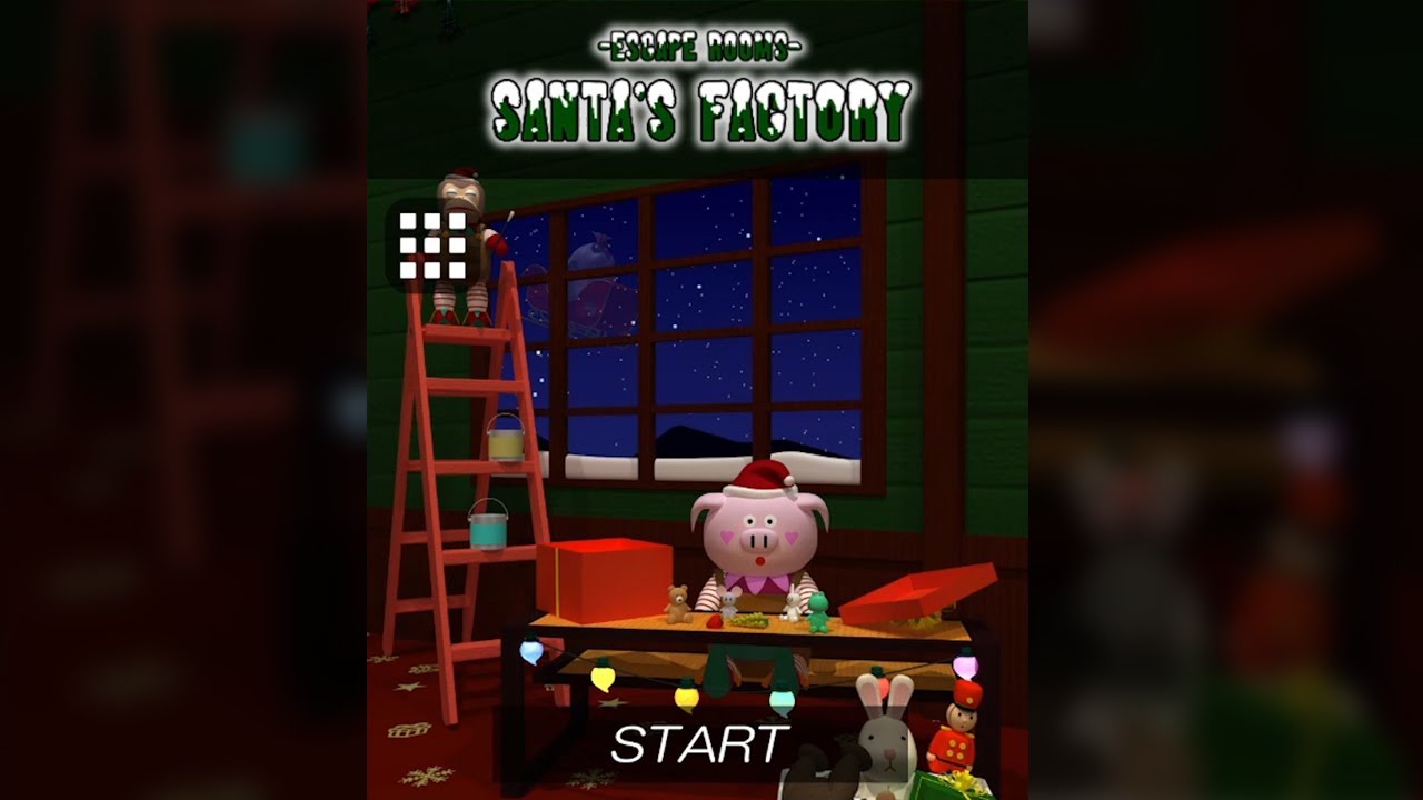 Escape Rooms Santa's Factory Walkthrough (NAKAYUBI)