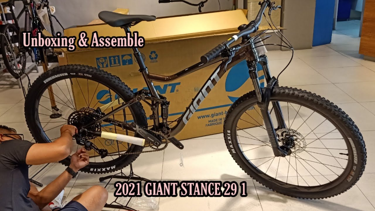 UNBOXING + ASSEMBLE - 2021 GIANT STANCE 29 1 ROSEWOOD (Medium)