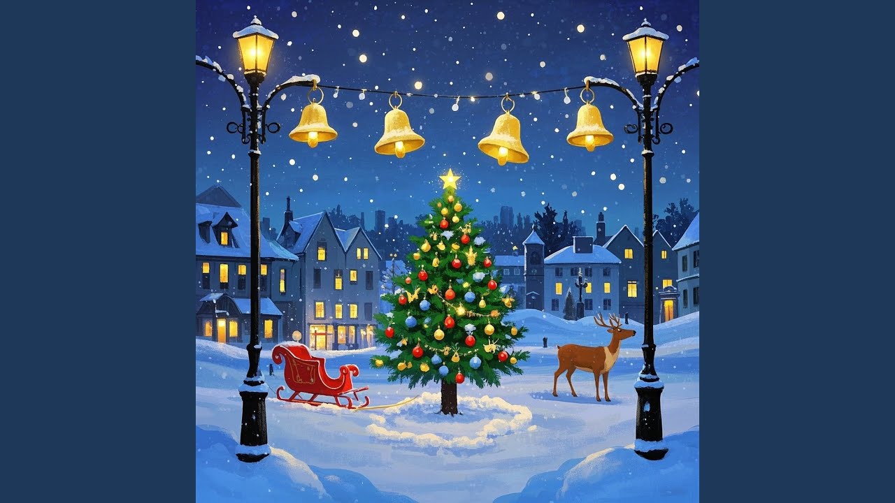 Golden Path of Holiday Lights