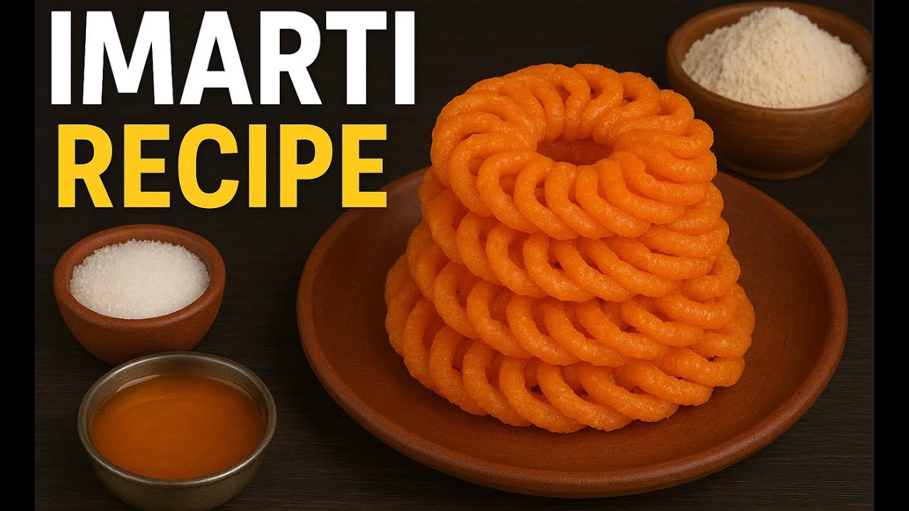 Emarti (Imarti) Recipe at Home | Crispy, Juicy & Halwai-Style Indian Sweet#viral #trending #sweet