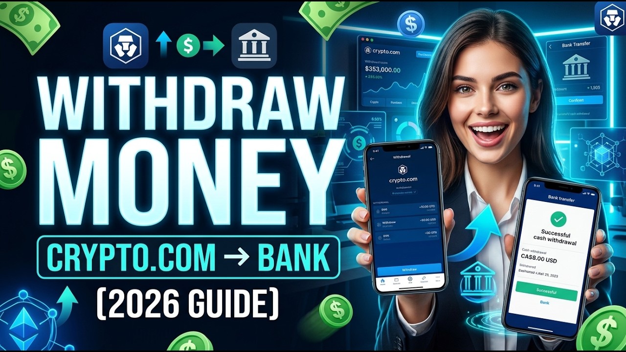 How to Withdraw Money from Crypto.com to Bank Account [2026 Full Guide]