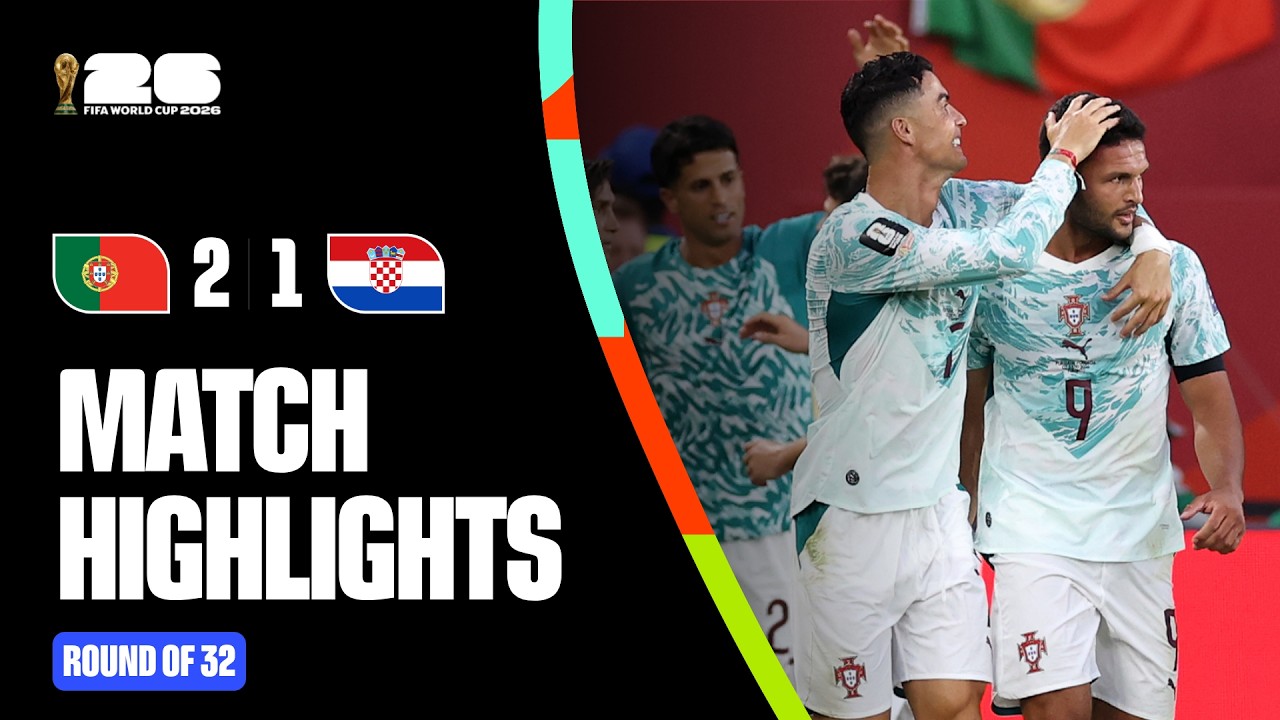 Highlights | Portugal 2-1 Croatia | FIFA World Cup 2026&trade;