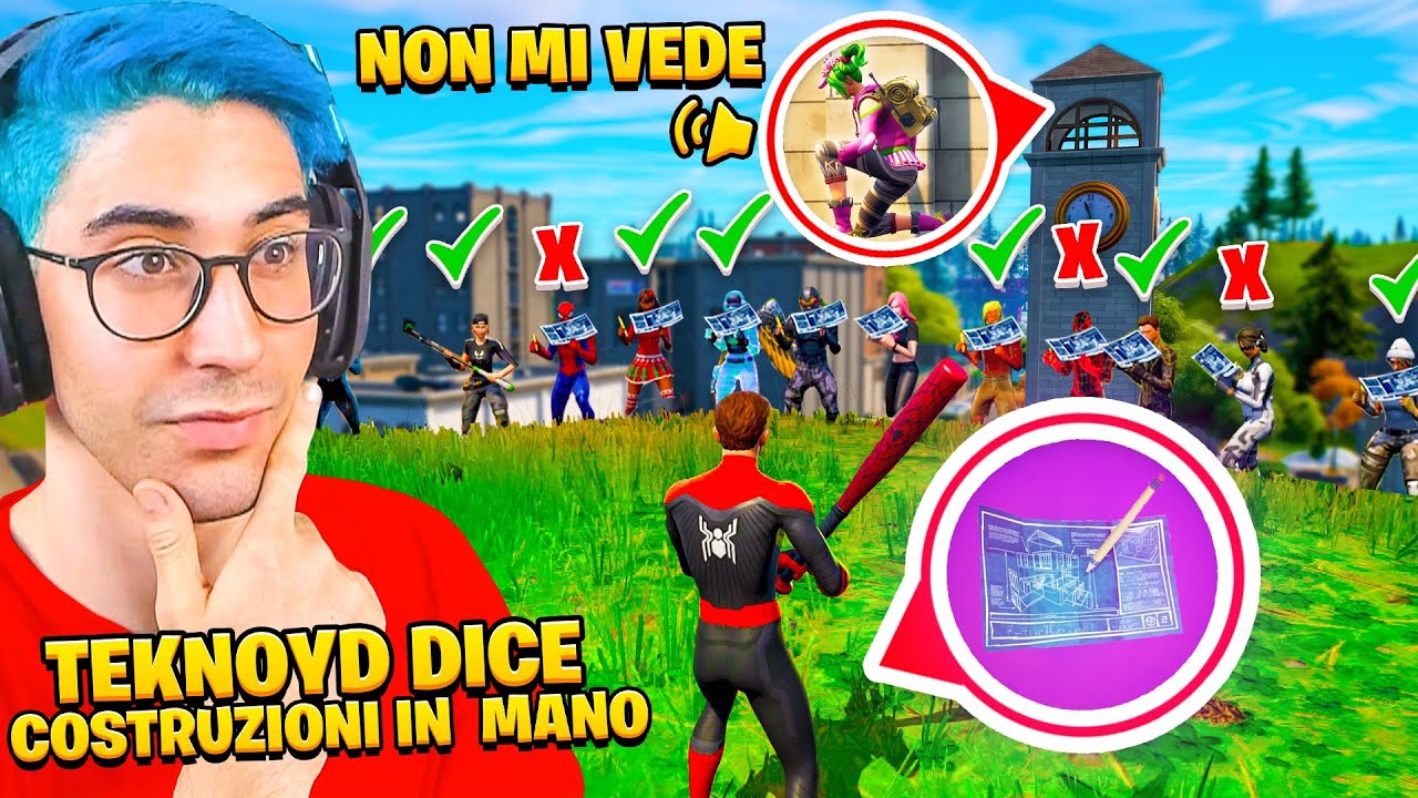 BARA PER VINCERE LA SKIN nel TEKNOYD DICE a PINNACOLI PENDENTI su FORTNITE