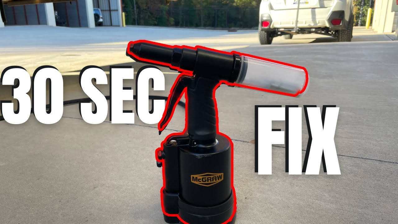 How to Unstick a Pneumatic Rivet Gun: Step-by-Step Guide