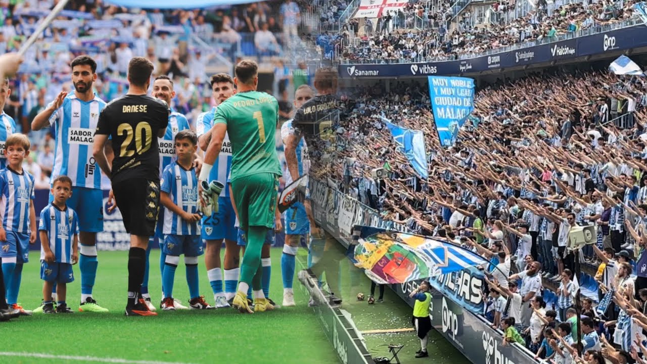 Málaga CF 1-1 AD Ceuta FC. La Rosaleda no dejó de animar al Málaga CF para intentar la remontada
