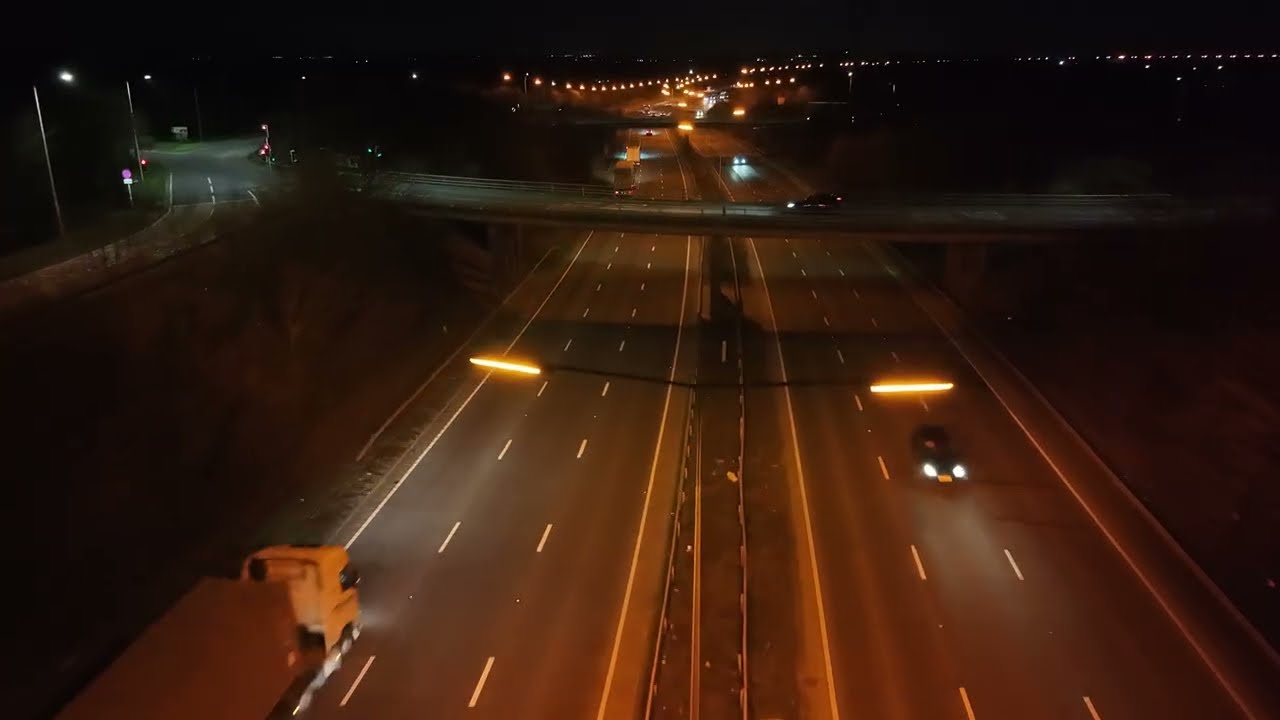 Why This Road Looks Like 1985 — Drone Footage of the UK’s Rarest Streetlights