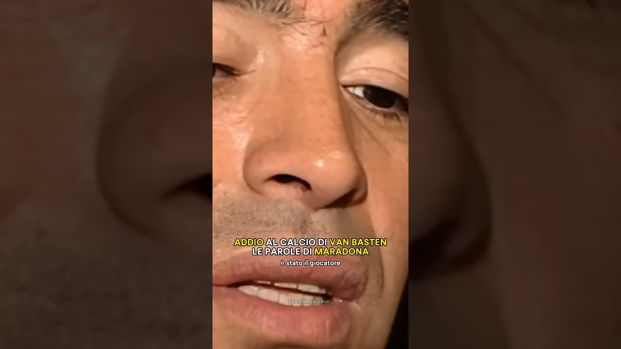 Van Basten fa piangere Maradona #calcio #football #vanbasten #maradona #milan #napoli
