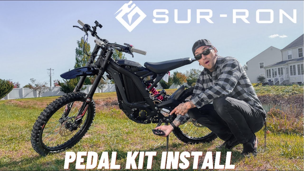 Kaniwaba Best Pedal Kit & Install | SUR RON / Segway X260 X160