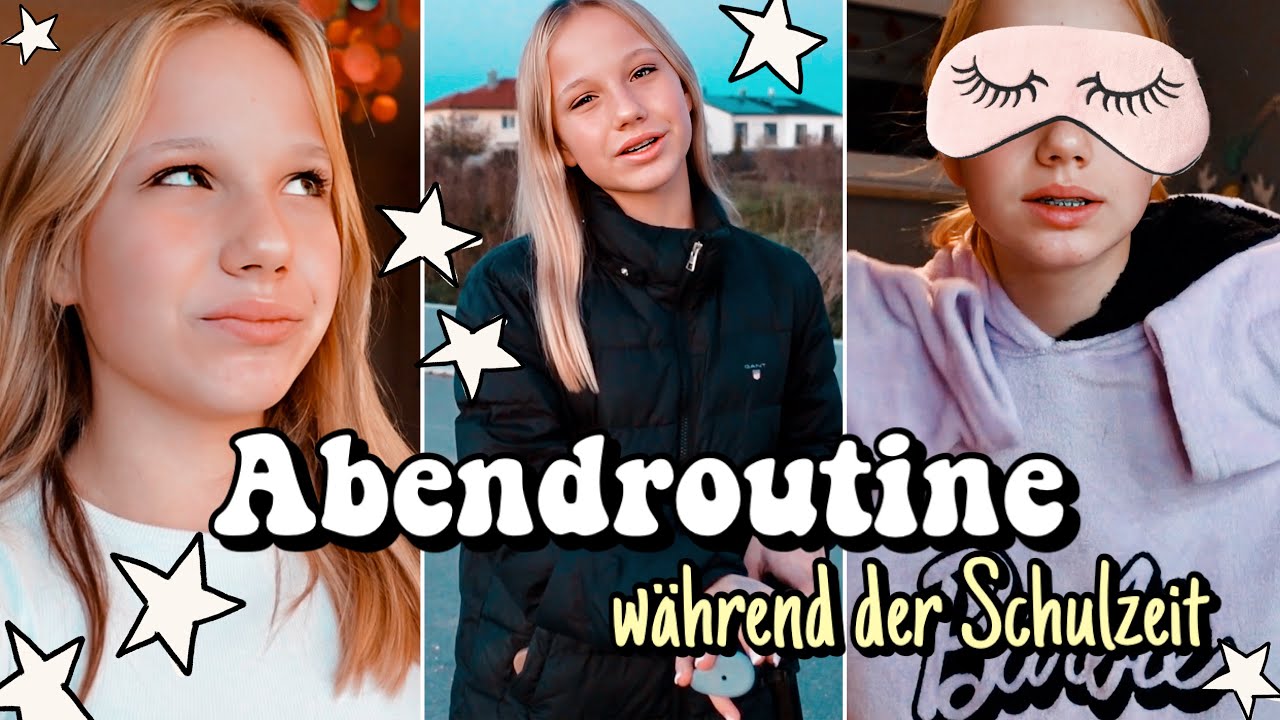 REALISTISCHE ABENDROUTINE W&Auml;HREND DER SCHULZEIT 😬 WIE ES WIRKLICH IST |  HEY ISI