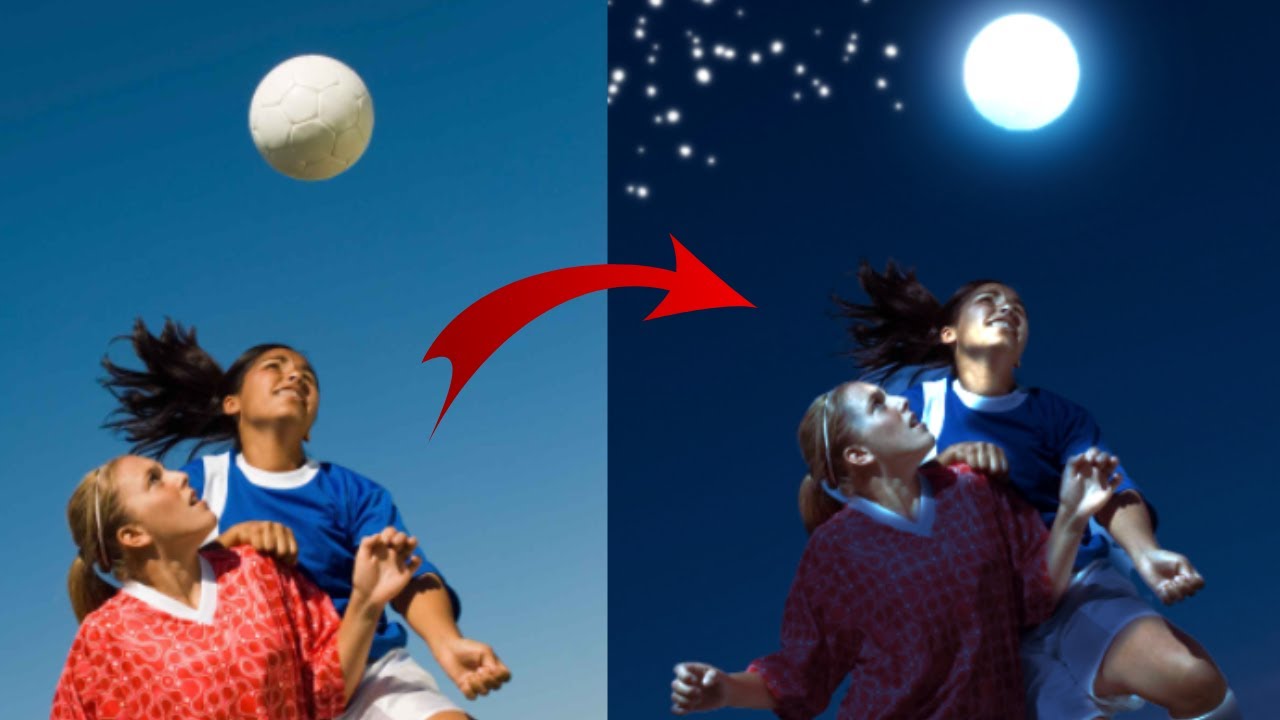 glowing moon effect | photoshop tutorial | FTM