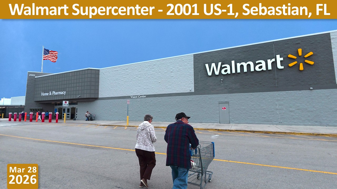 Walmart Supercenter in Sebastian Florida at 2001 US-1 - Shopping Store 1068