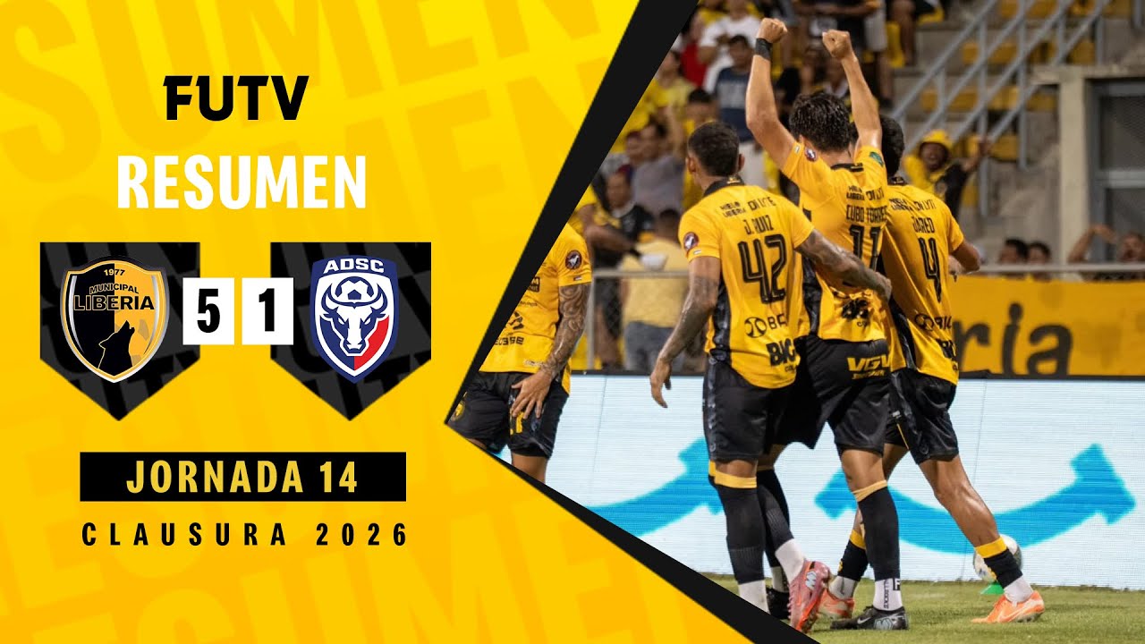 Resumen: Liberia 5-1 San Carlos / Clausura 2026