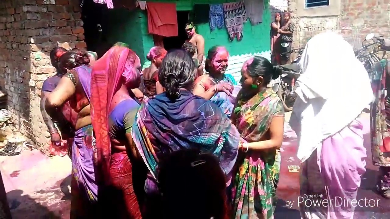 Holi in a local basti