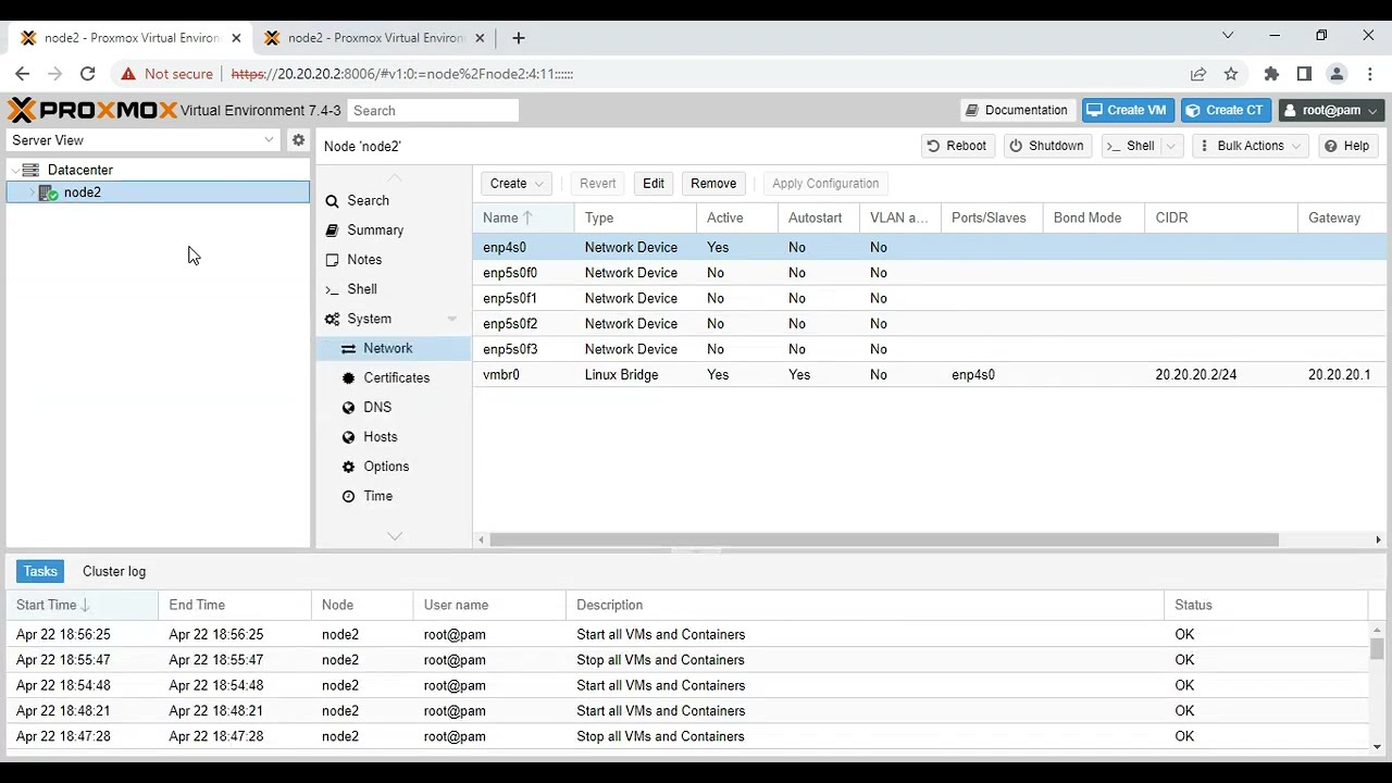 Cannot access Proxmox Web Interface