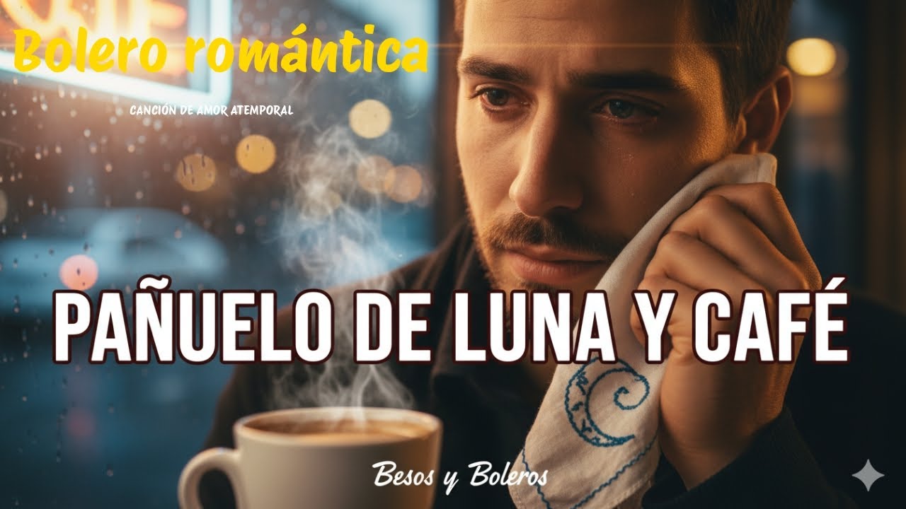 Pañuelo de Luna y Café | Bolero Romántico Español (Letra) — Besos y Boleros