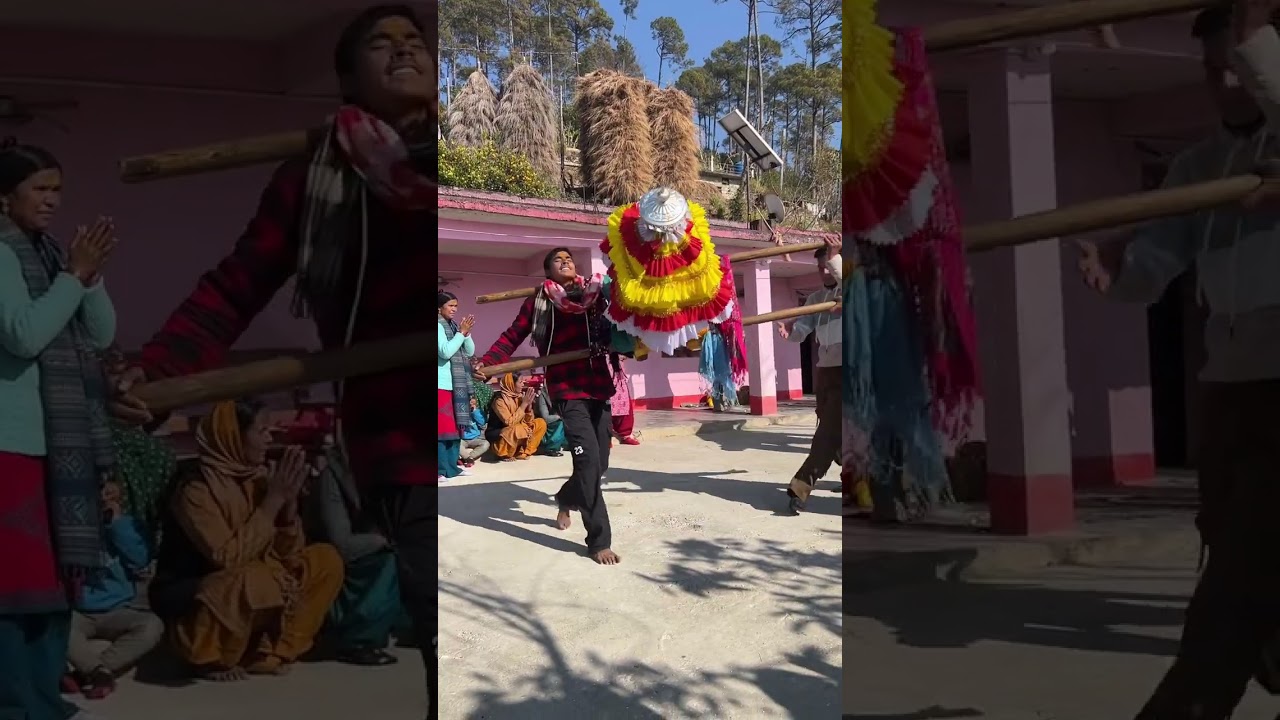 Devta ka Mandan dhol damo#latest#gadwali #uttrakhad #love#