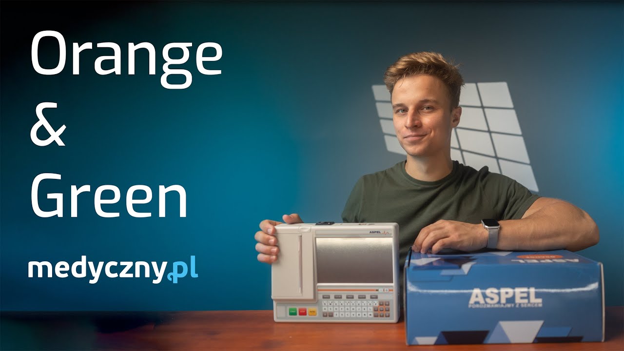 Porównanie Aparatów EKG Orange i Green polskiej firmy Aspel (4K)