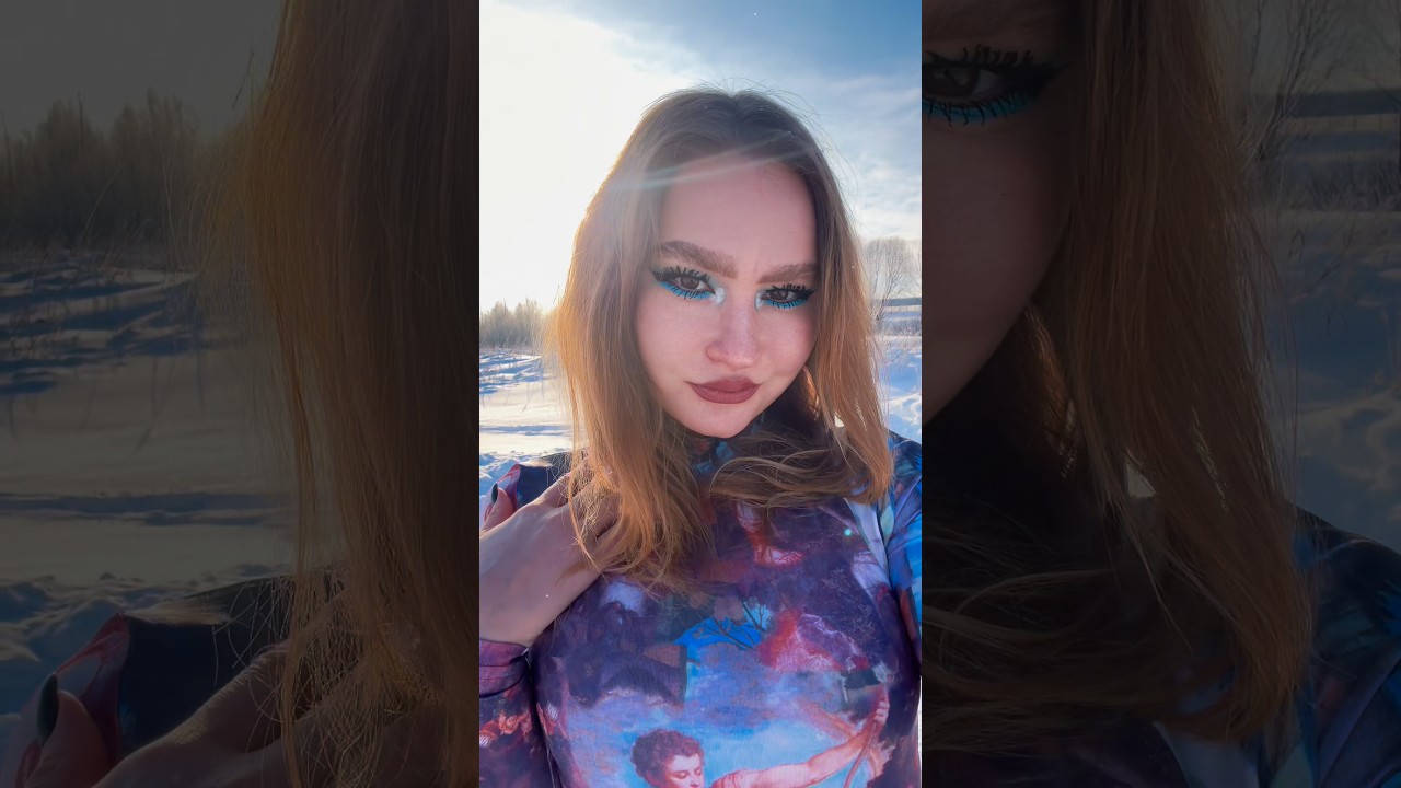 😏🤳📸 #galkina_anechka #ice #icequeen #girls #snow #funny #winter #lifestyle #frozen #makeup #frost