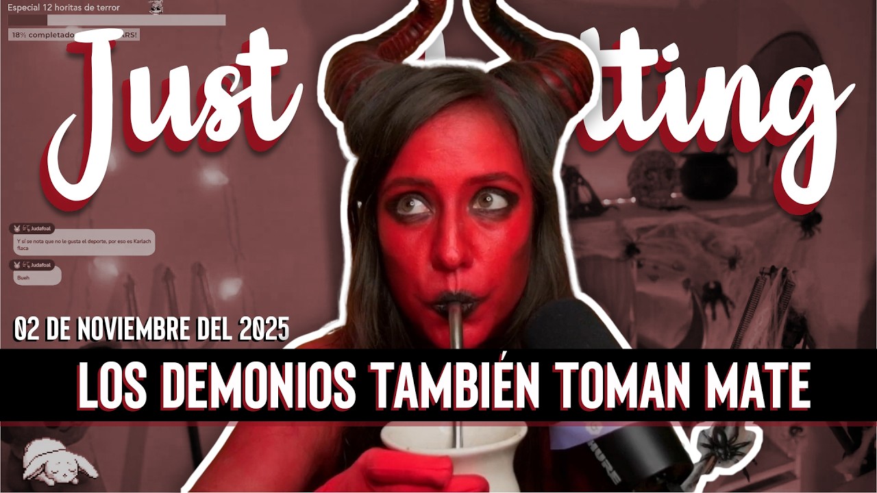 Los demonios también tomamos mate | Disociando con Gabyplush - Just Chatting 02.11.2025