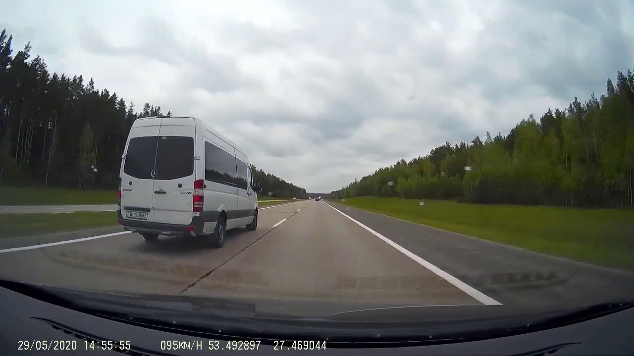 Слуцк-Минск 29-05-2020 (timelapse 4x)