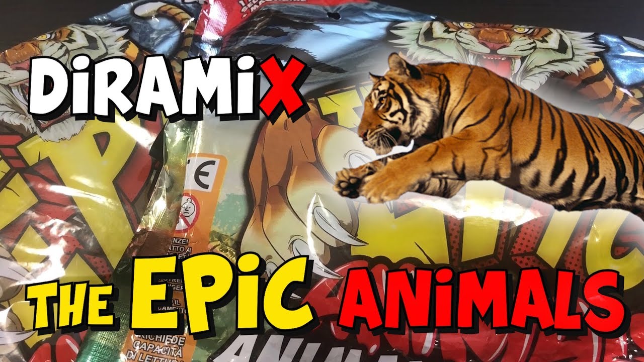 🐅 THE EPIC ANIMALS: ANIMALI SELVAGGI 🐅 APRIAMO 2 SUPER BUSTE!!! Diramix | Speciale Edicola