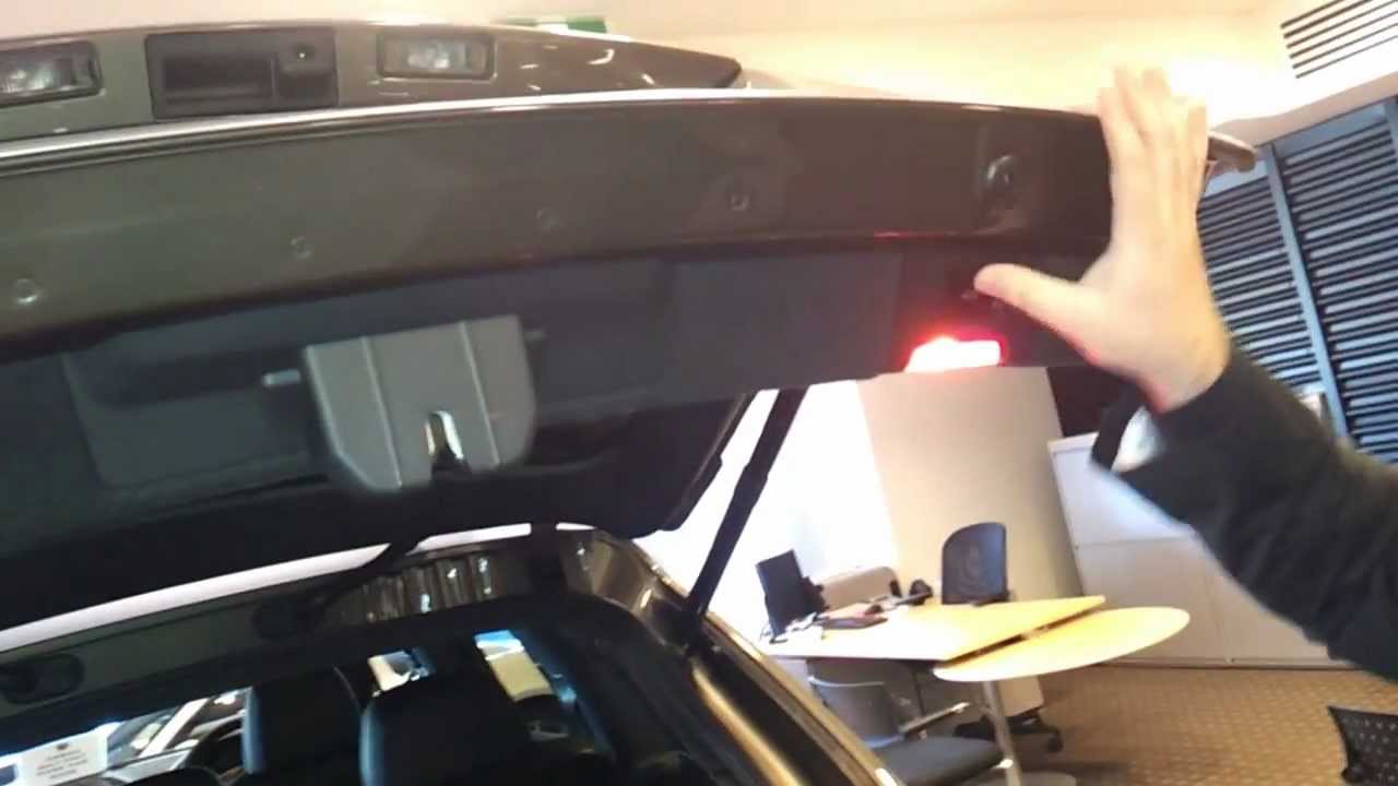 Setting the Tailgate height on the New Porsche Cayenne