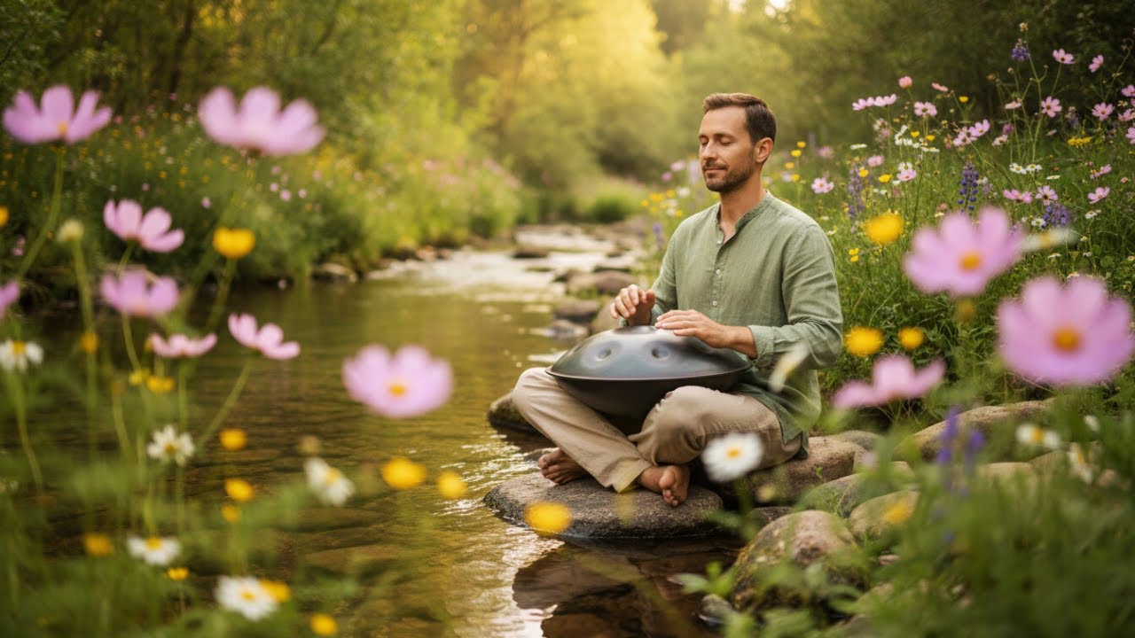 Forest Healing Meditation | Handpan Music for Calm & Balance