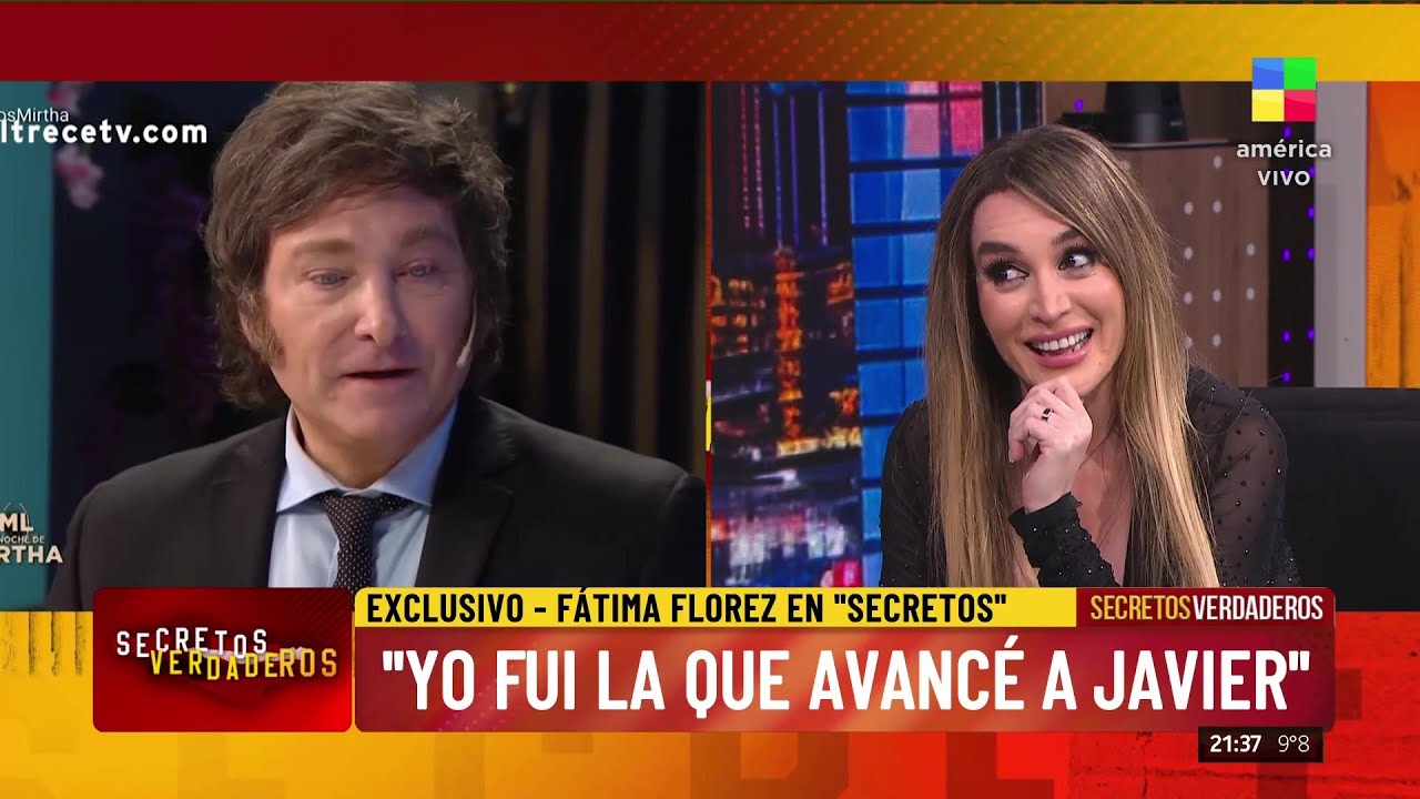 FÁTIMA FLÓREZ SIN FILTROS HABLA DE SU ROMANCE CON MILEI: 