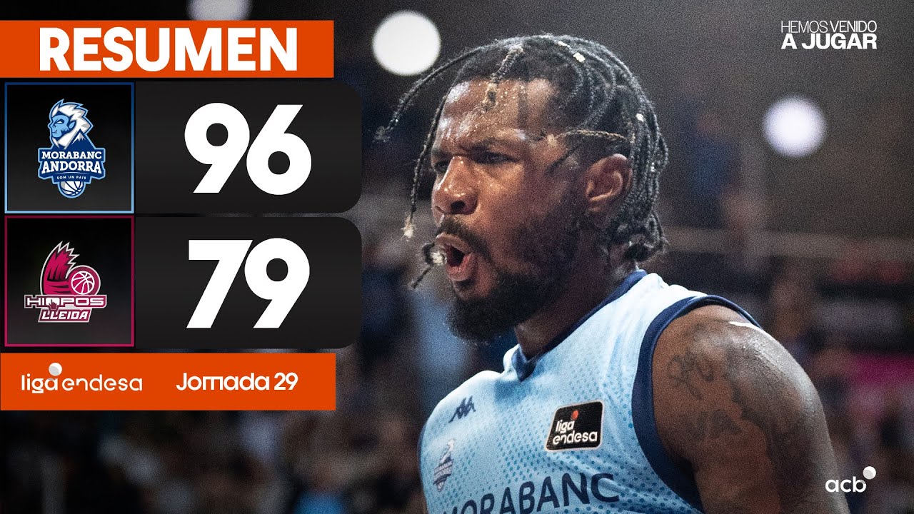 MoraBanc Andorra - Hiopos Lleida (96-79) RESUMEN  Liga Endesa 2024-25
