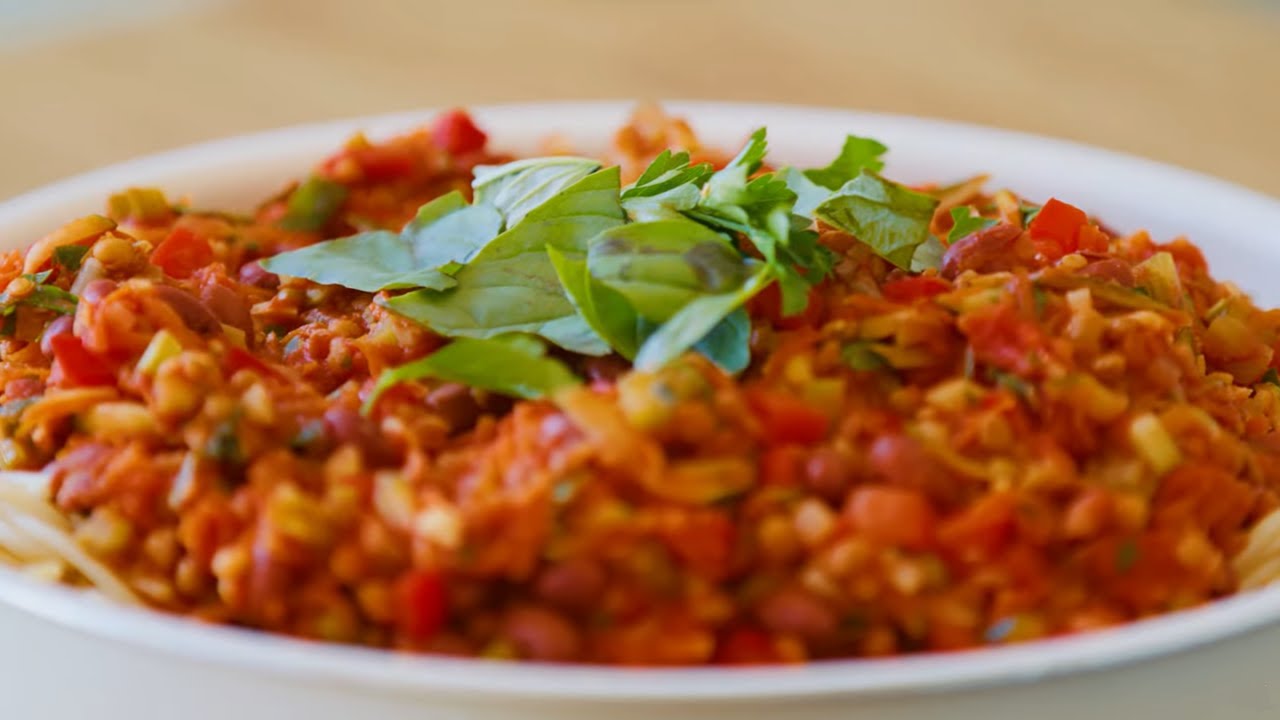 Riley's recipes: Lentil bolognaise