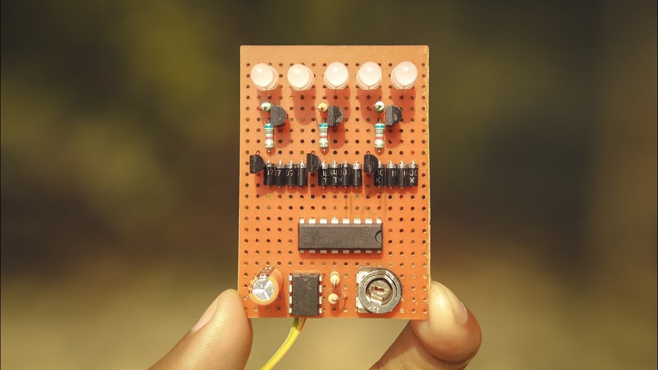 Automatic Colour Changing Circuit for RGB LED