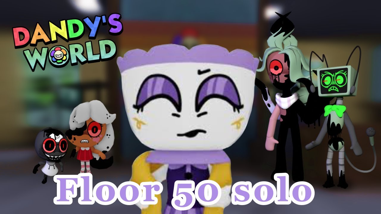 Getting To Floor 50 Solo! Teagan Solo Run | Dandy's World