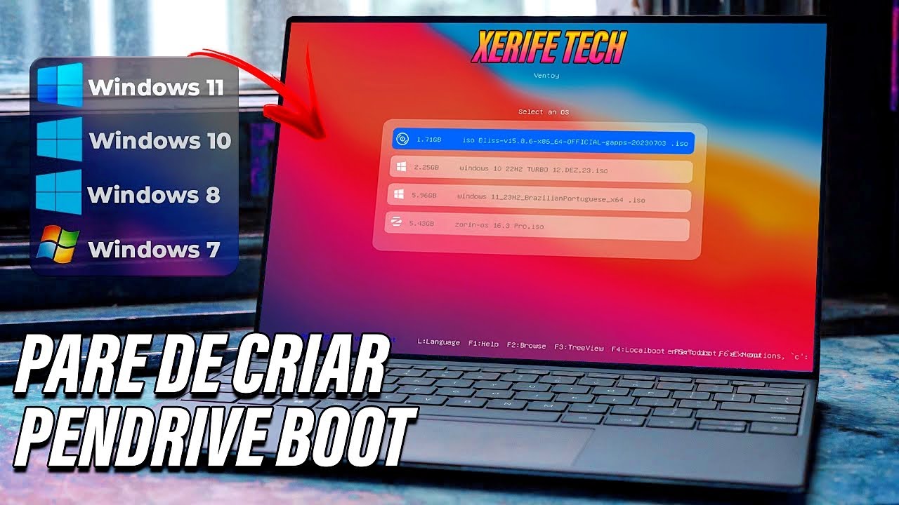🤯ADEUS RUFUS! Veja como Criar um Pendrive Bootável com Vários Sistemas Operacionais